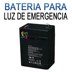 Bateria para luz de emergencia