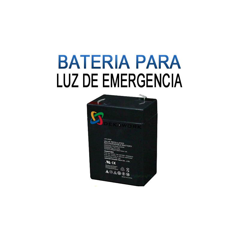 Bateria para luz de emergencia